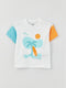 Crew Neck Short Sleeve Baby Boy T-Shirt
